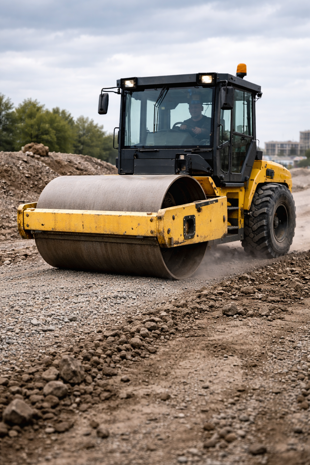 alquiler rodillo compactador monocilindrico mostoles