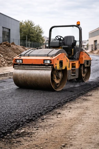 alquiler rodillo compactador doble tambor Parla