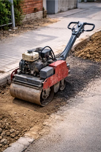 alquiler rodillo compactador manual Parla